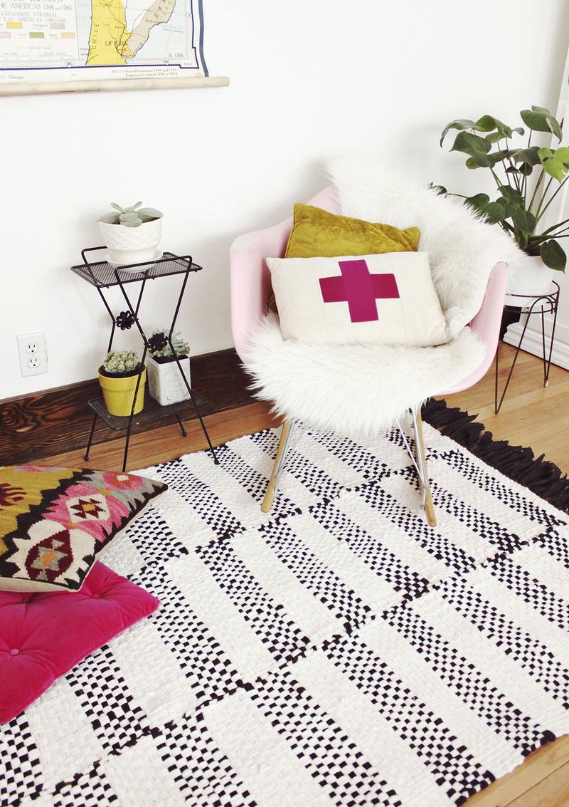 Woven DIY rug