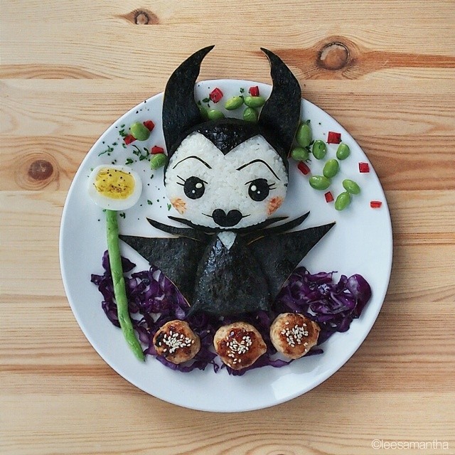 Playful food art by Samantha Lee