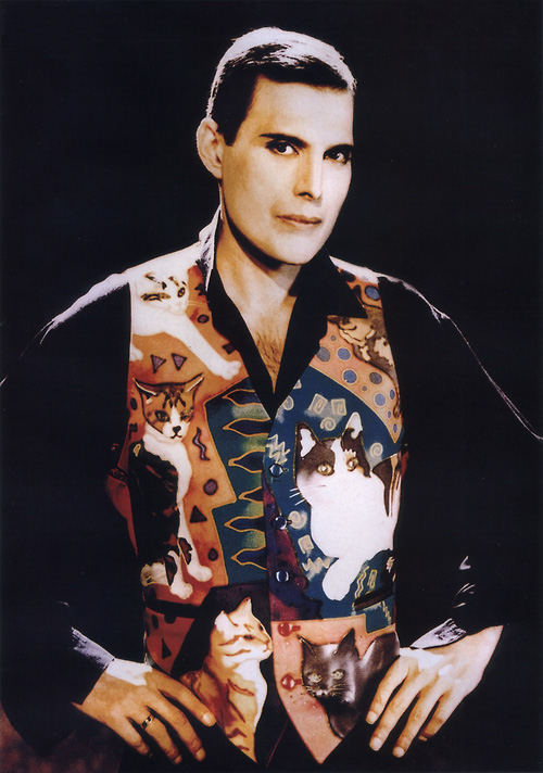 Freddie Mercury in a rare candid moment