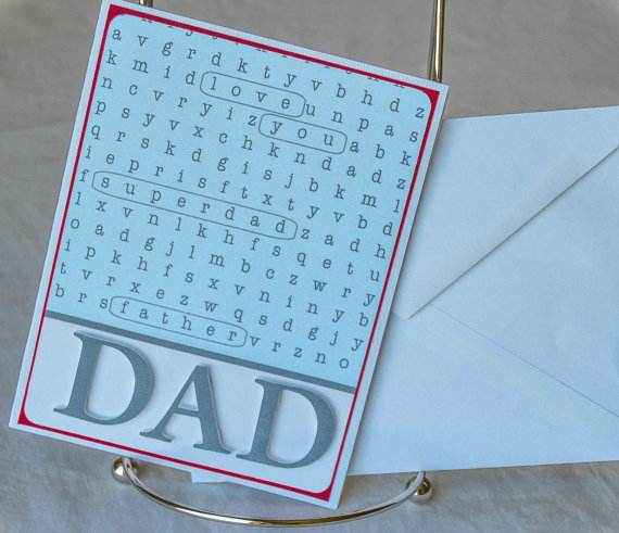 Timeline Father's Day card