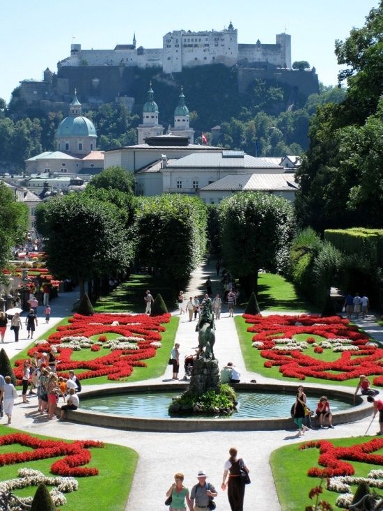 Mirabella Park and Garden in Salzburg, Austria
