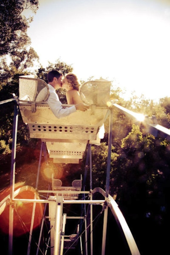 Romantic kiss image
