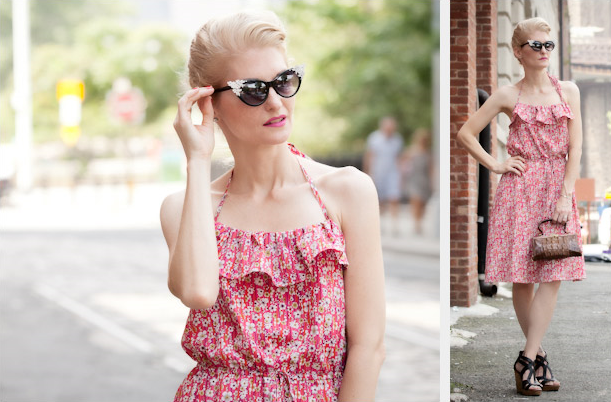Rhinestone sunglasses DIY