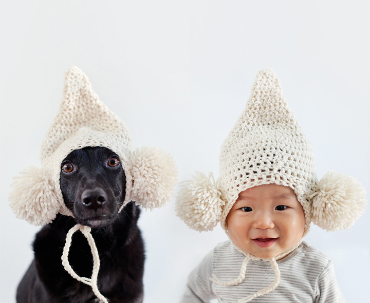 Wide portrait of Jasper and Zoey in matching attire