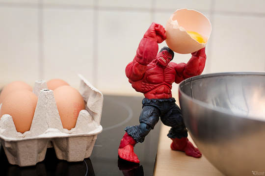 Street-level miniature figures