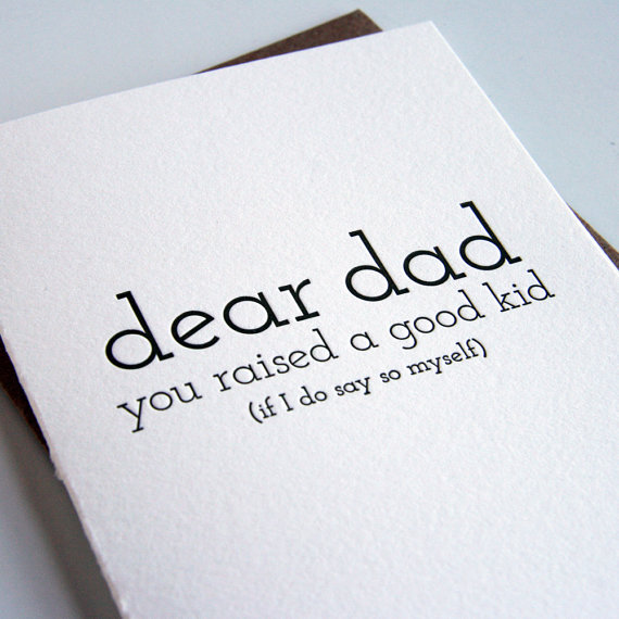 Minimal modern Father's Day card