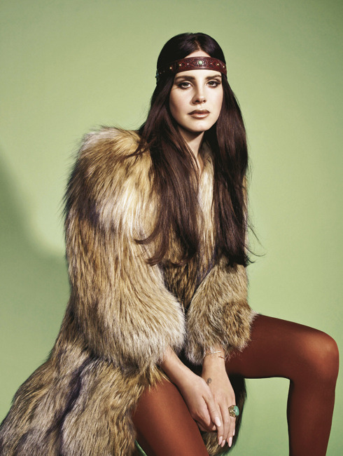 Lana Del Rey Madame Figaro headband look