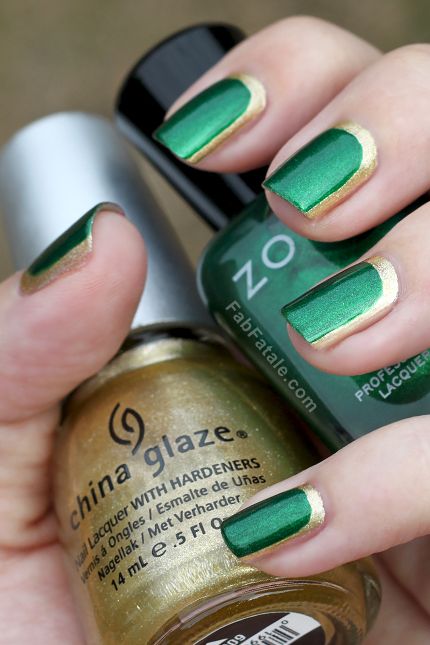 Emerald green winter styling