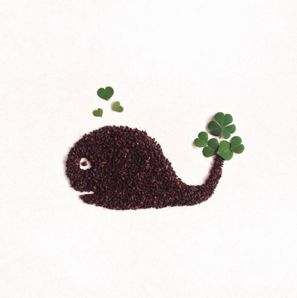 Liv Buranday coffee illustration on white background