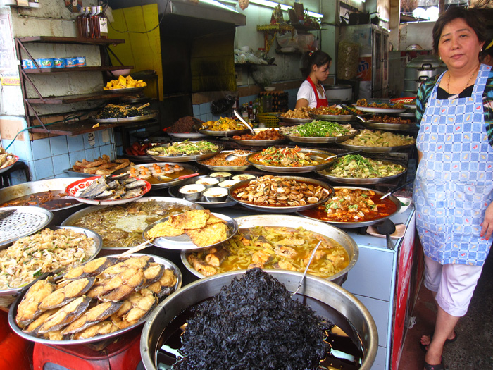 Thai cooked street food