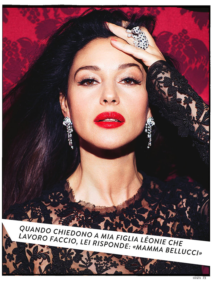 Monica Bellucci by Bruno Dayan for Grazia