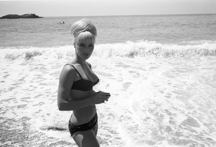 Wide retro beach photograph