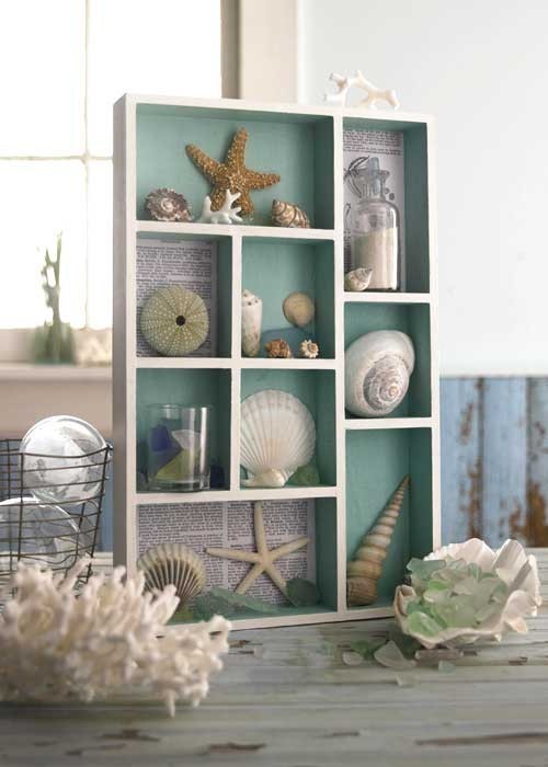 Final coastal style decoration example
