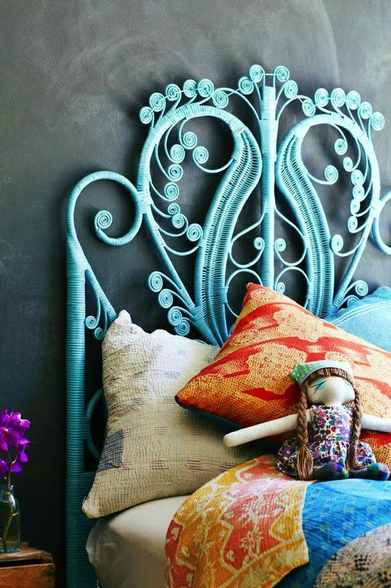 Another DIY headboard bedroom look