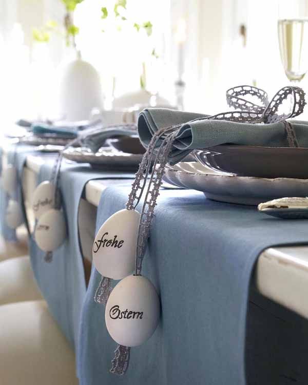 Styled Easter eggs for the home
