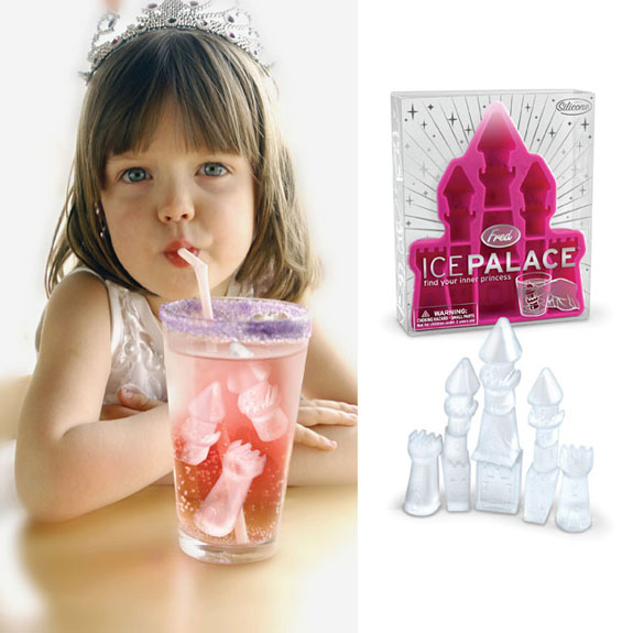 creative-ice-cubes10 Ice Palace castle tower ice cubes in a pink princess drink