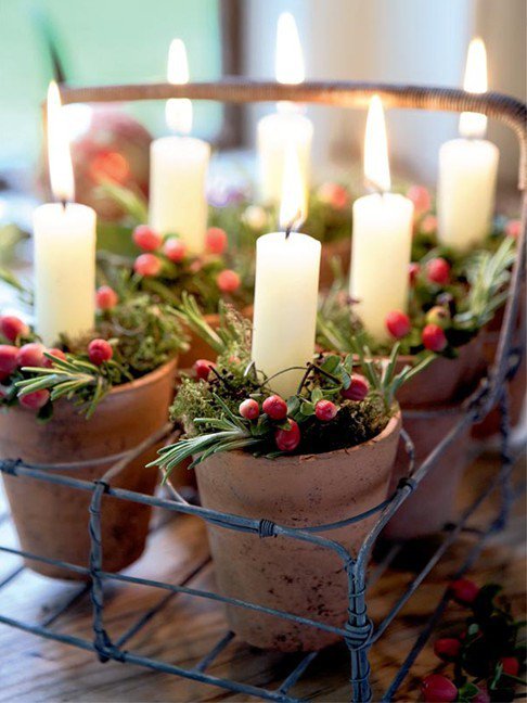 Christmas dining and place setting decor