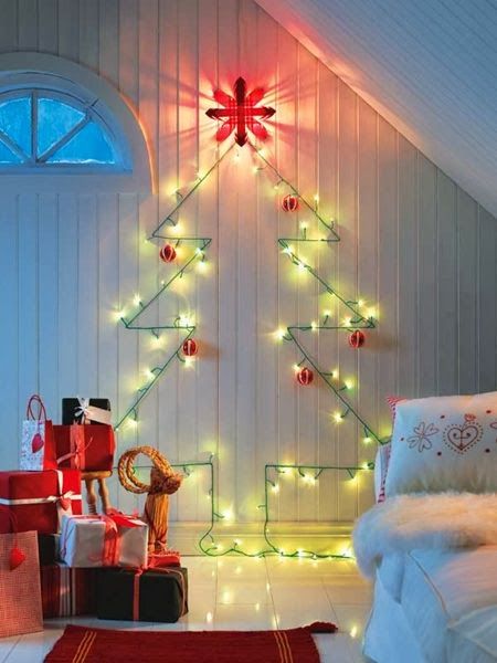 Apartment Christmas tree idea