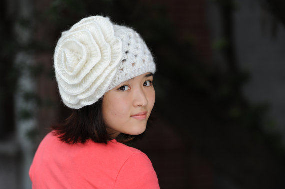 Handmade knit hat example 12