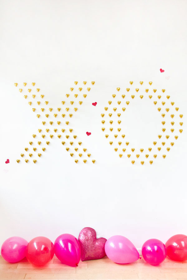 Giant balloon heart decoration