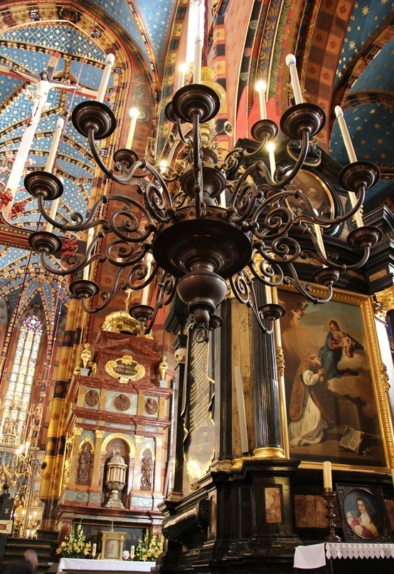 Krakow church and square