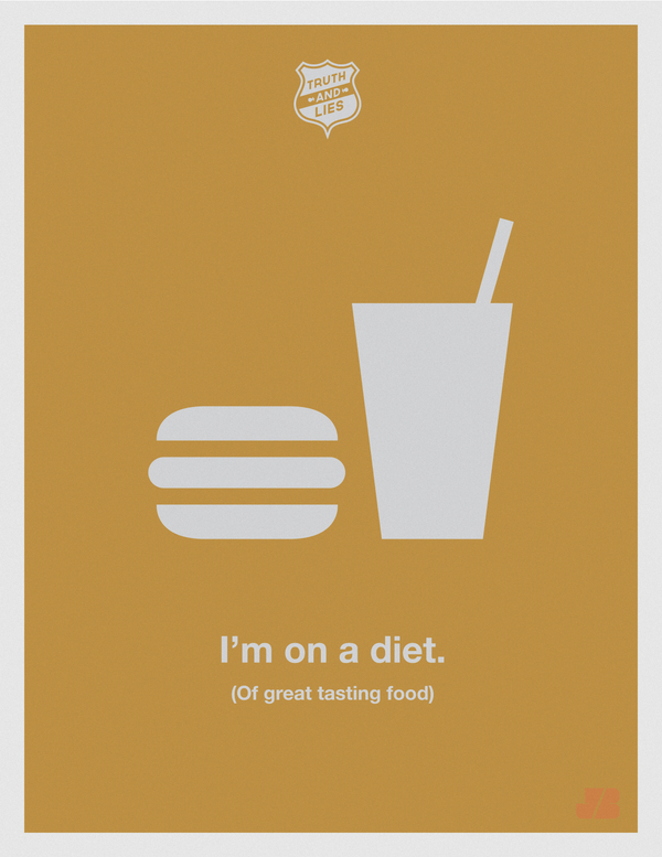 Truth and Lies poster by Justin Barber