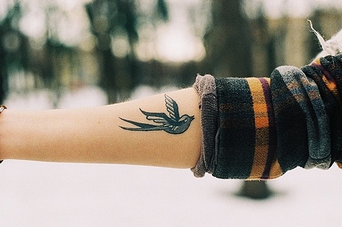 Hummingbird tattoo idea 9
