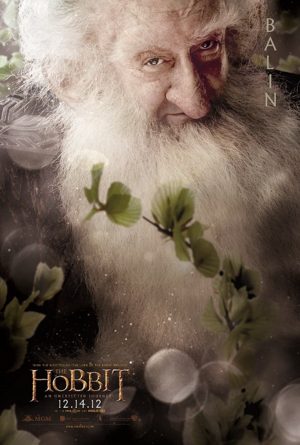 Balin character poster from The Hobbit: An Unexpected Journey