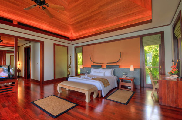 Pool terrace at Phuket villa