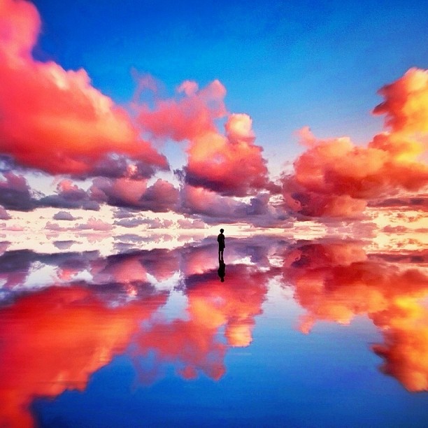 Clouds come floating into your life to add color to your sunset sky.