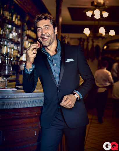 Javier Bardem GQ magazine fashion frame