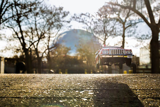 Miniature toy installation in Paris
