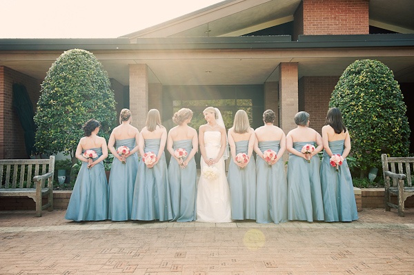 Bridesmaids during getting-ready