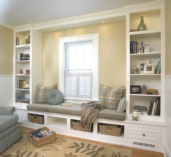 Soft-lit window reading seat