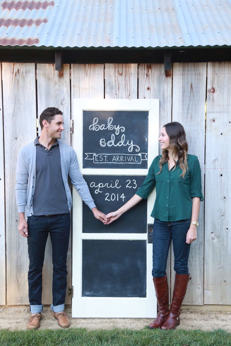 Expecting announcement photo