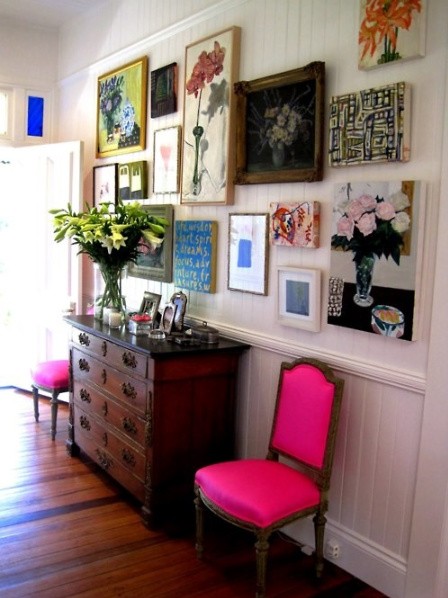 Long hallway decor