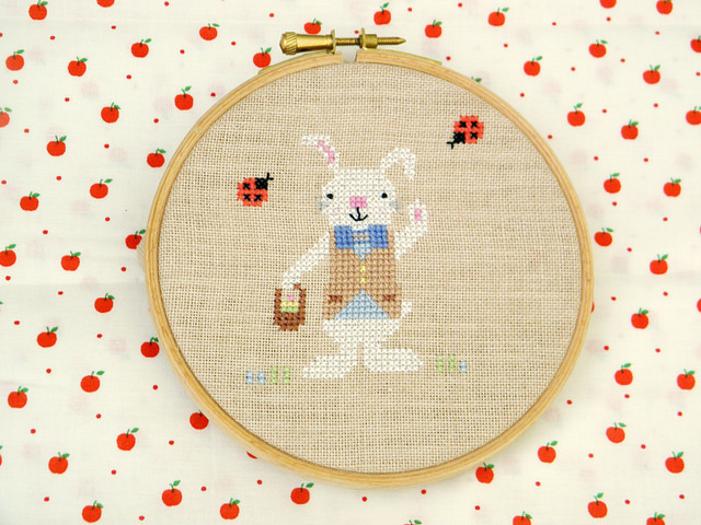 Bunny craft figure