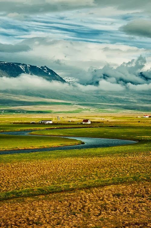 Iceland cliffs