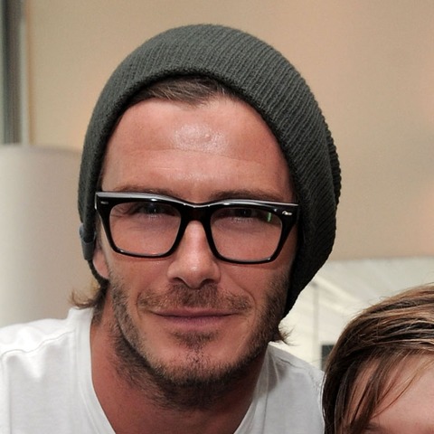 Celebrity glasses detail in black and white