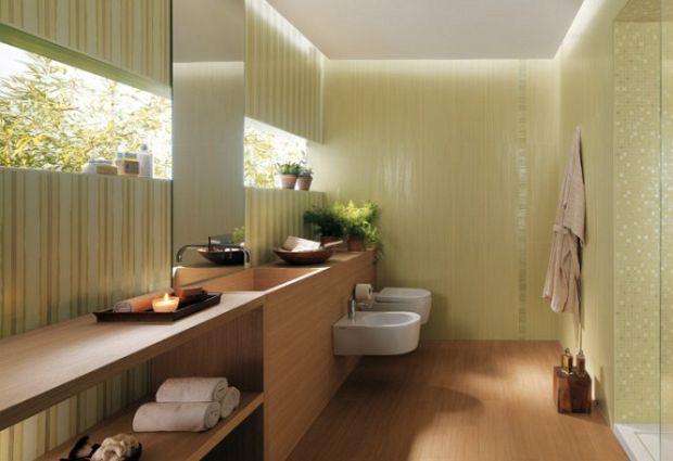 bathroom115 Modern bathroom interior with open shower area