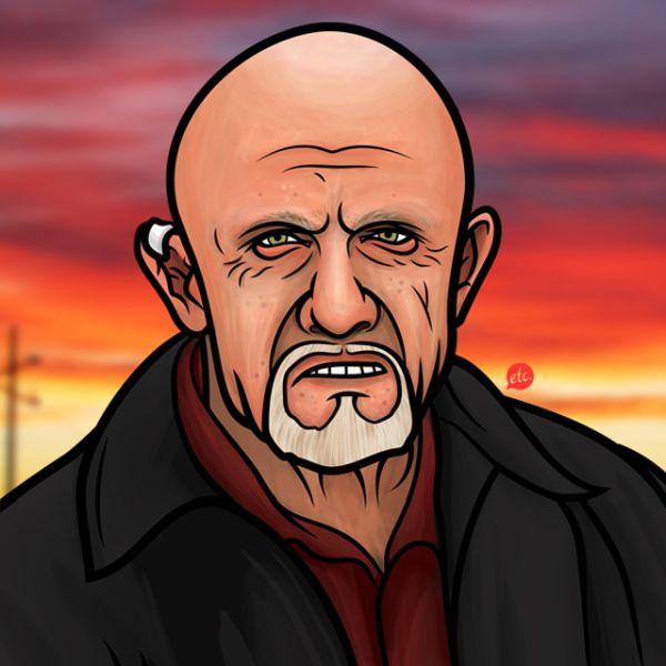 Breaking Bad character illustration by Jon Defreest