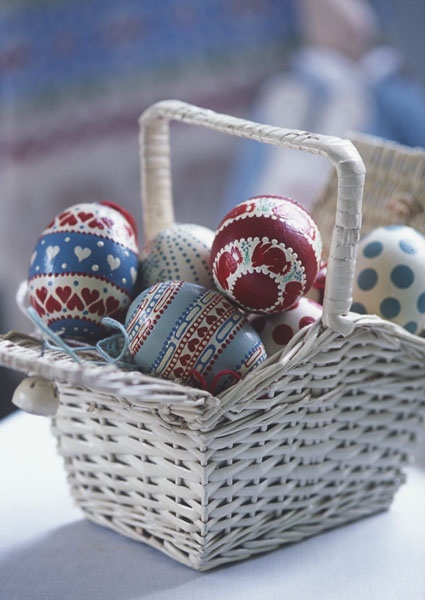 Easter shelf styling