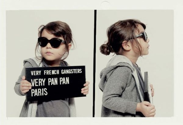 Very French Gangsters kids fashion portrait