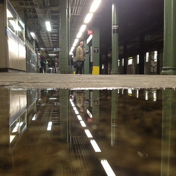 Puddle reflection by vtechvisual