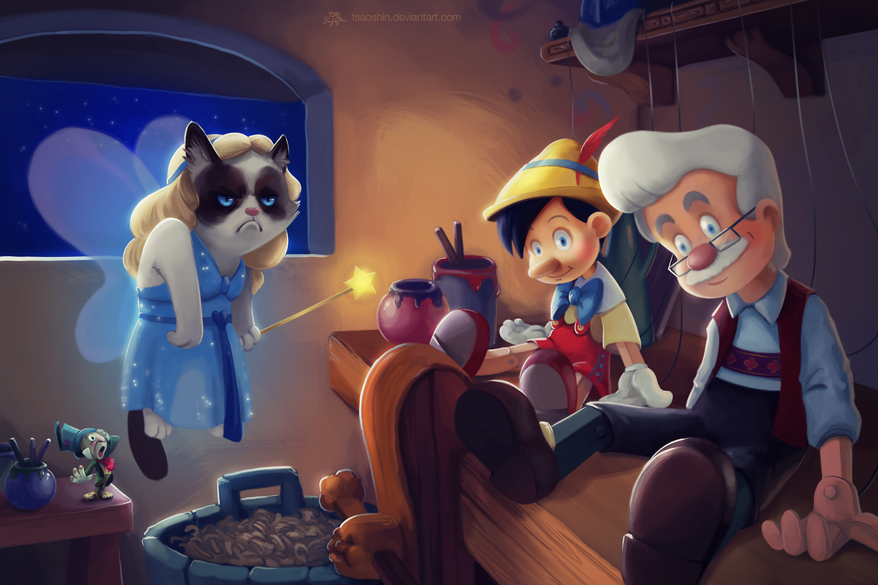 TsaoShin Grumpy Disney illustration