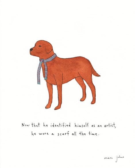 Drawing from Marc Johns