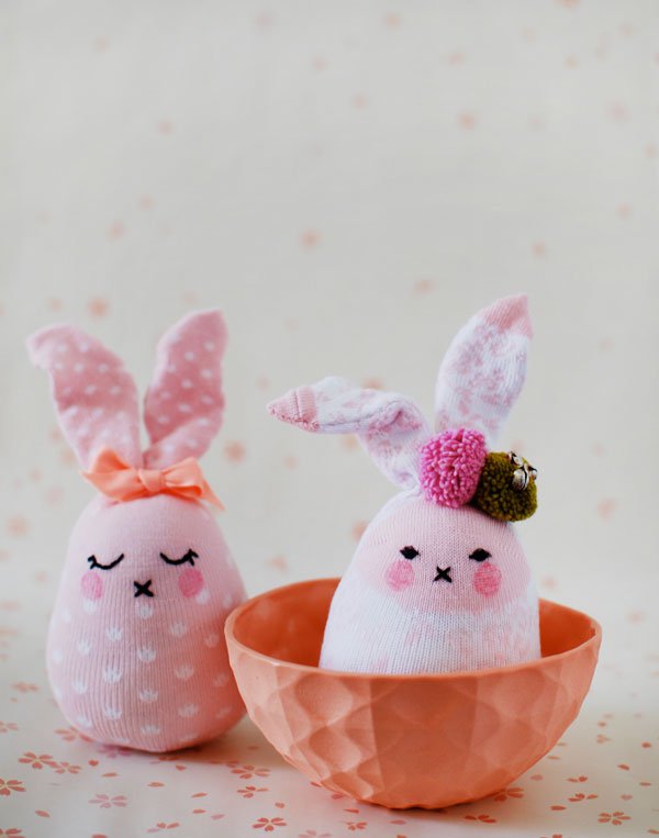 Sock bunny softies