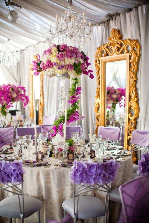 Ceremony chair with floral cluster
