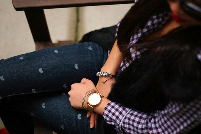 Painted or patterned jeans refashion