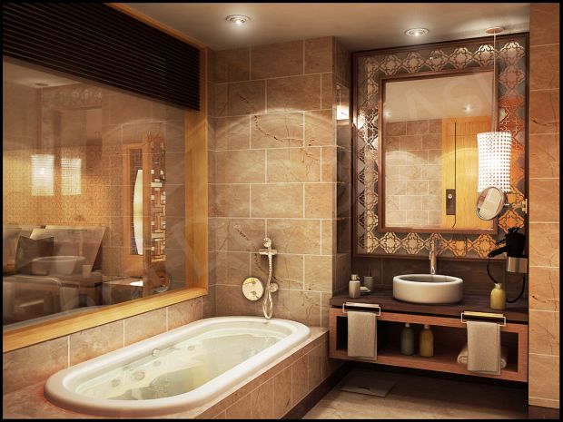 bathroom101 Polished modern bathroom interior for renovation ideas